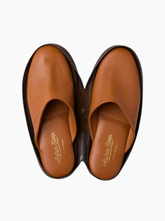 Leather Travel Slippers