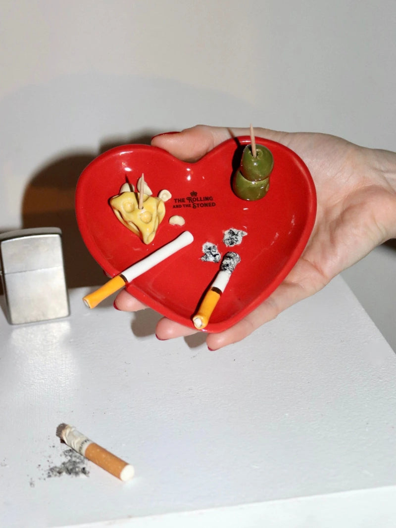 Cheese & Olive Heart Ashtray