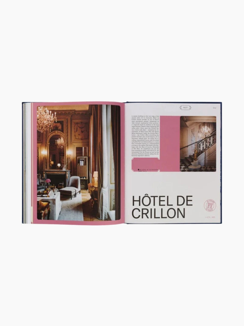 The Parisian Blue Coffee Table Book Stack