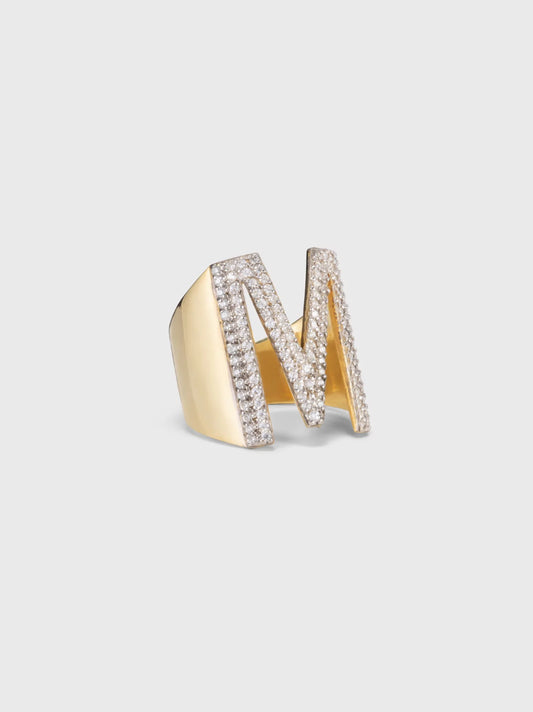 Personalised Initial Diamond Ring