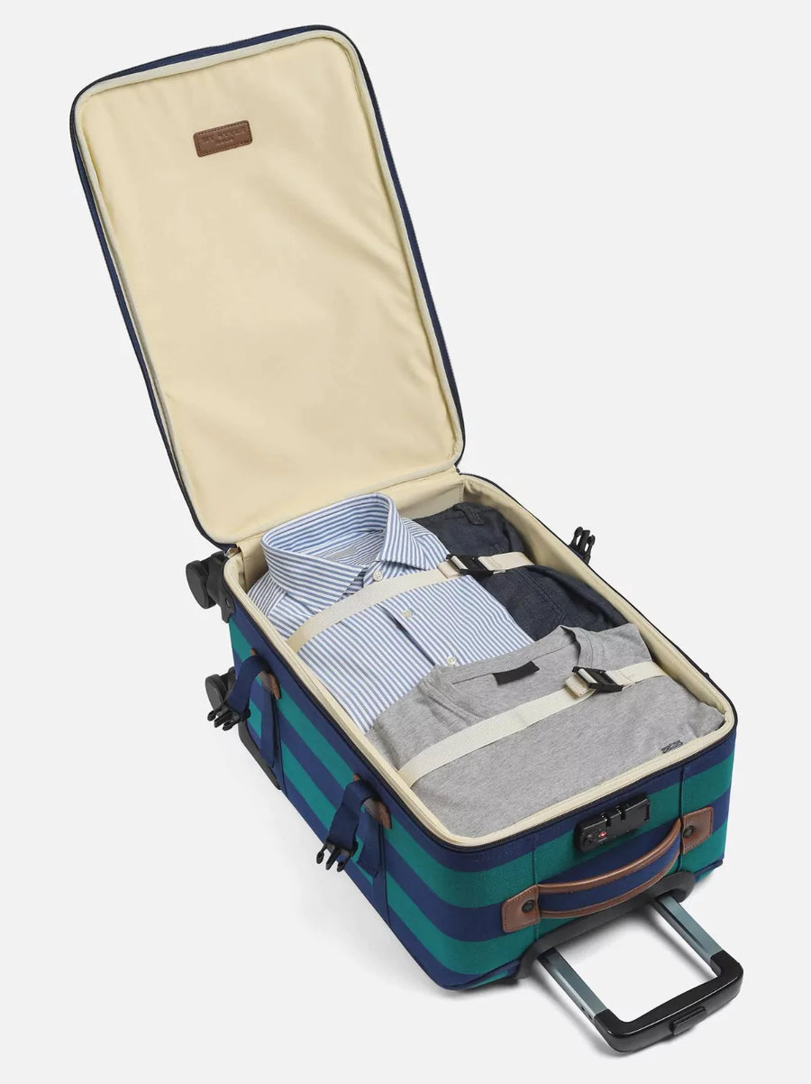 Colourful Striped Cabin Suitcase