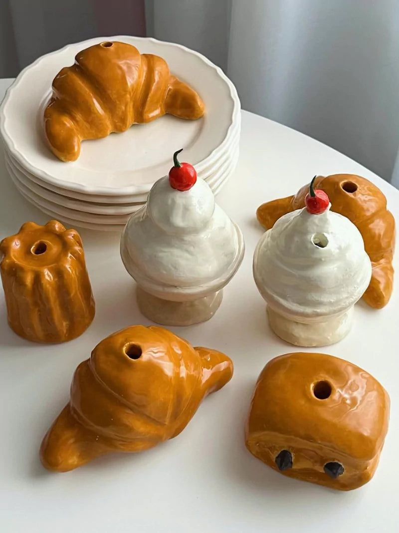 Croissant Candle Holder