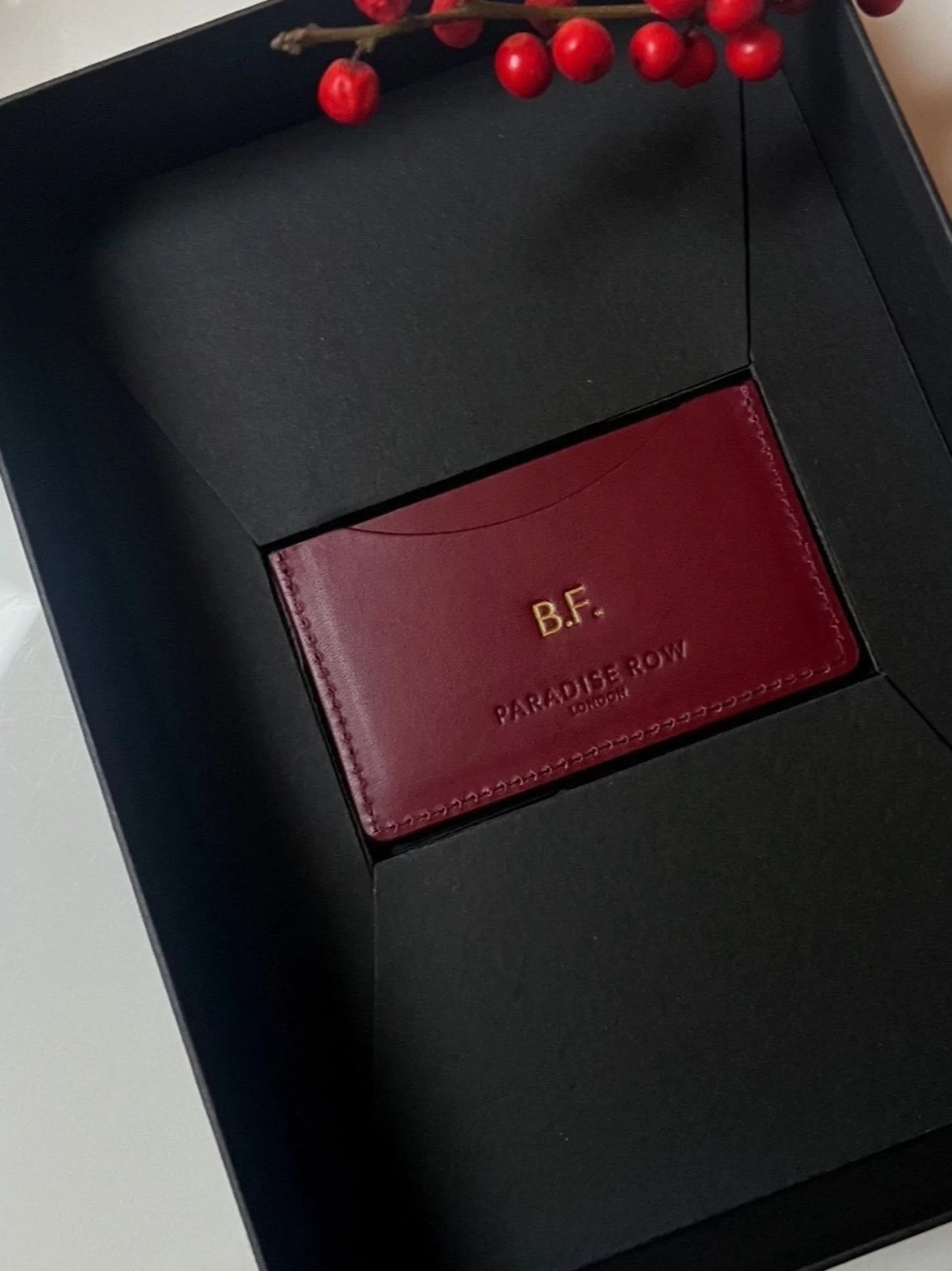 Personalised Leather Card Holder