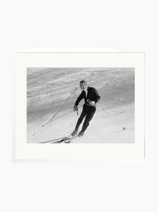 Agnelli Hits The Slopes Art Print