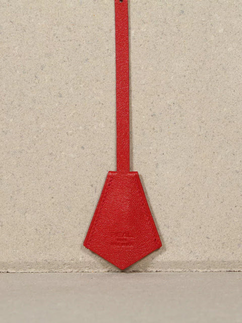 Red Leather Pet Charm