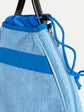 Blue Terrycloth Kids Tennis Racket Case