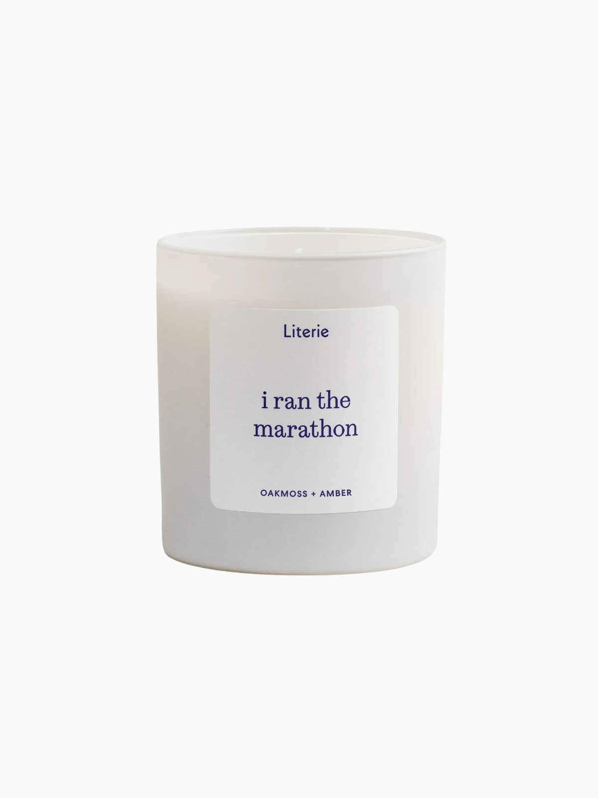 I Ran The Marathon Candle