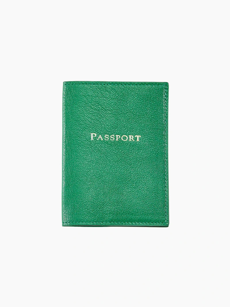 Personalised Travel Leather Passport Holder