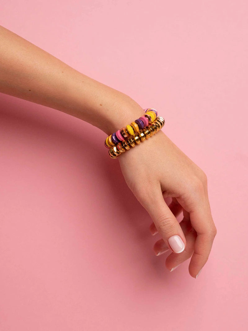 Yellow Gold Beaded Bracelet