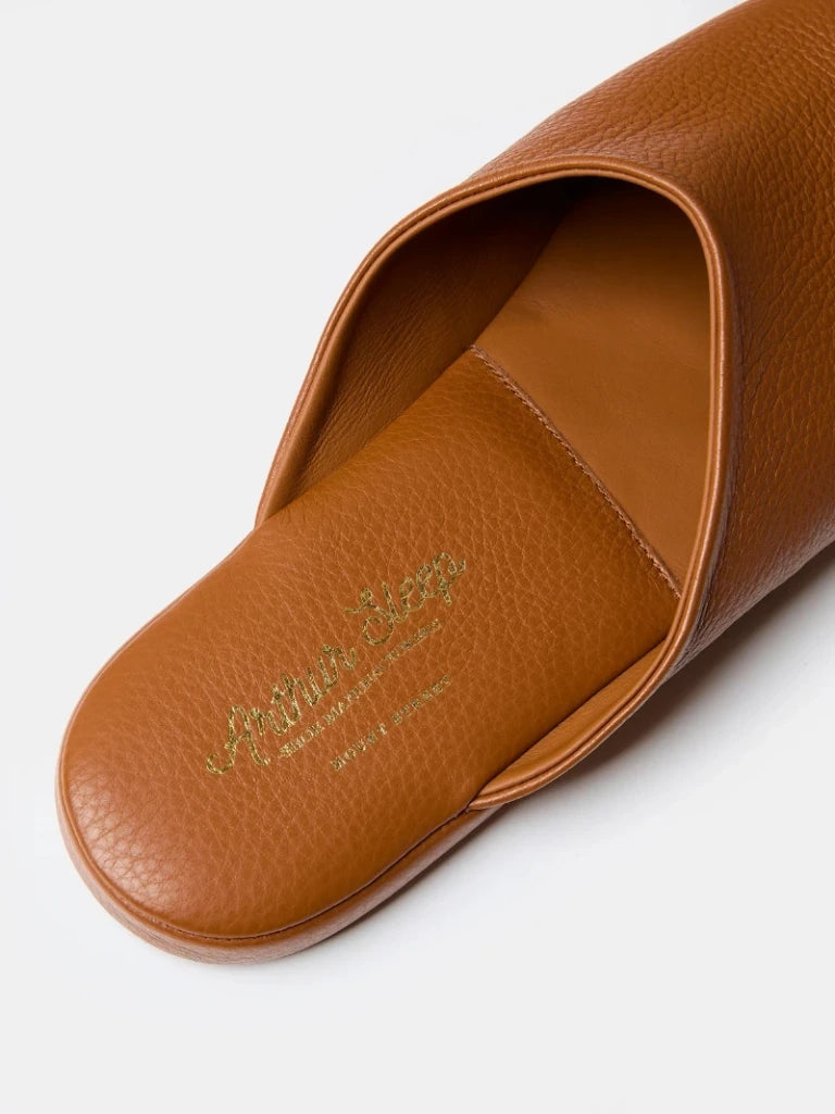 Leather Travel Slippers