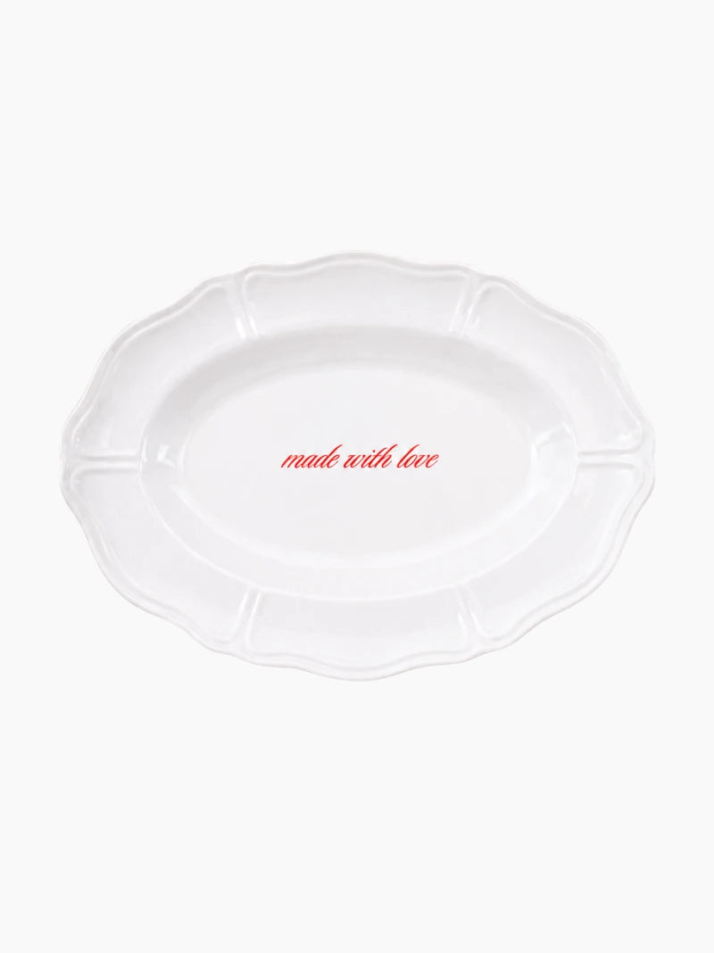 Made With Love Serving Plate