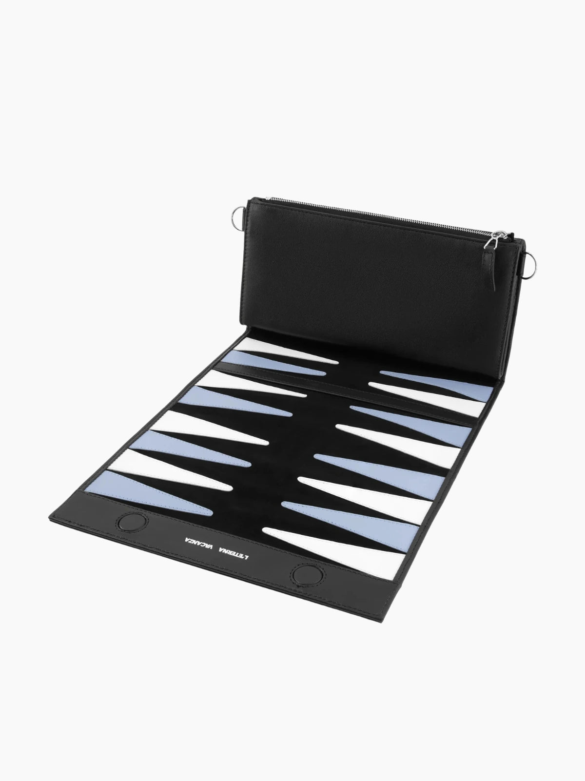 Black Travel Backgammon Bag