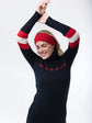 St Anton Black Knitted Jumper