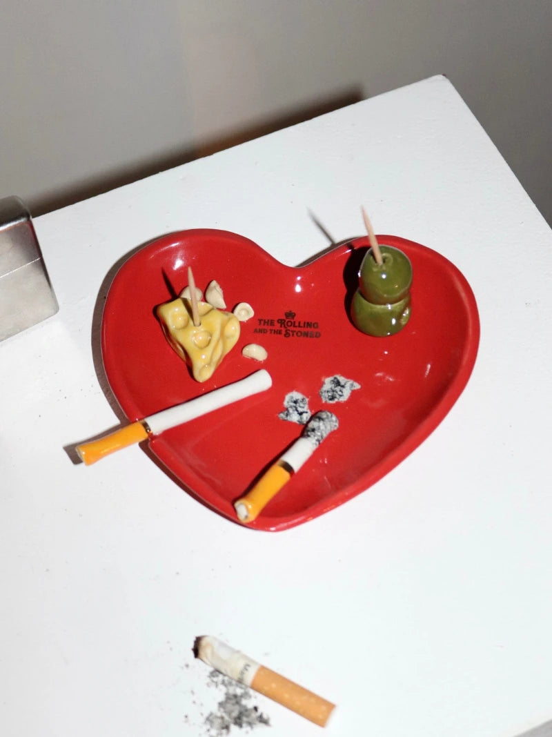 Cheese & Olive Heart Ashtray