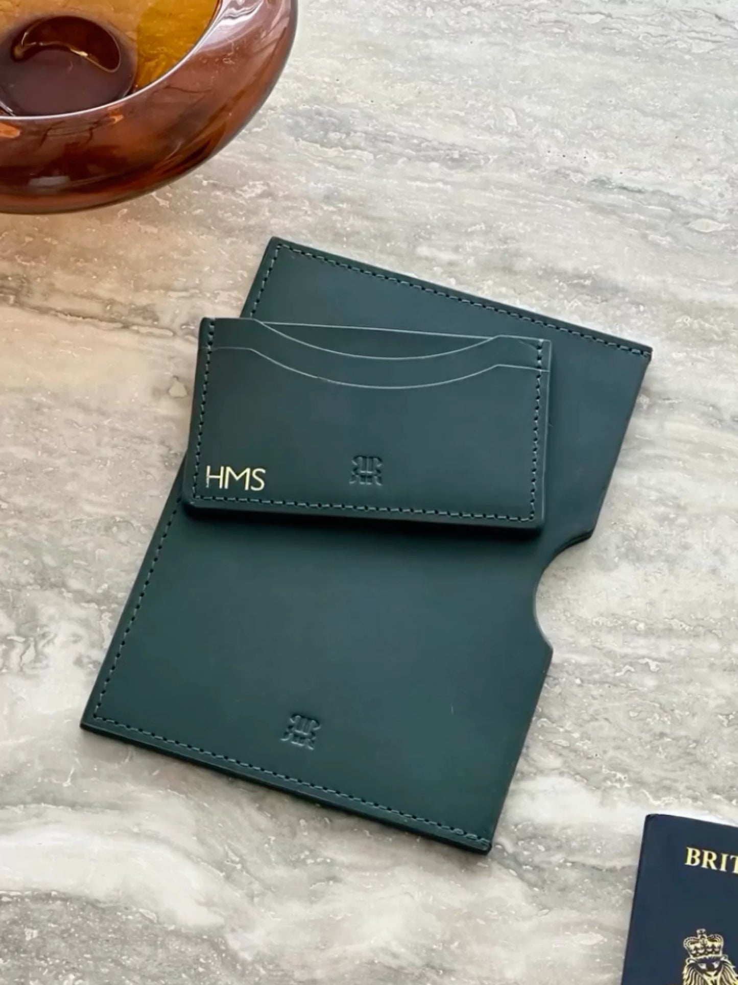 Personalised Leather Card Holder