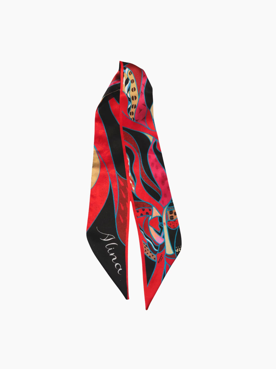 Personalised Silk Ribbon Scarf