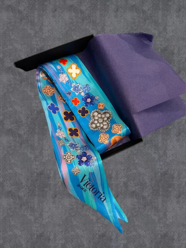 Bespoke Silk Ribbon Scarf
