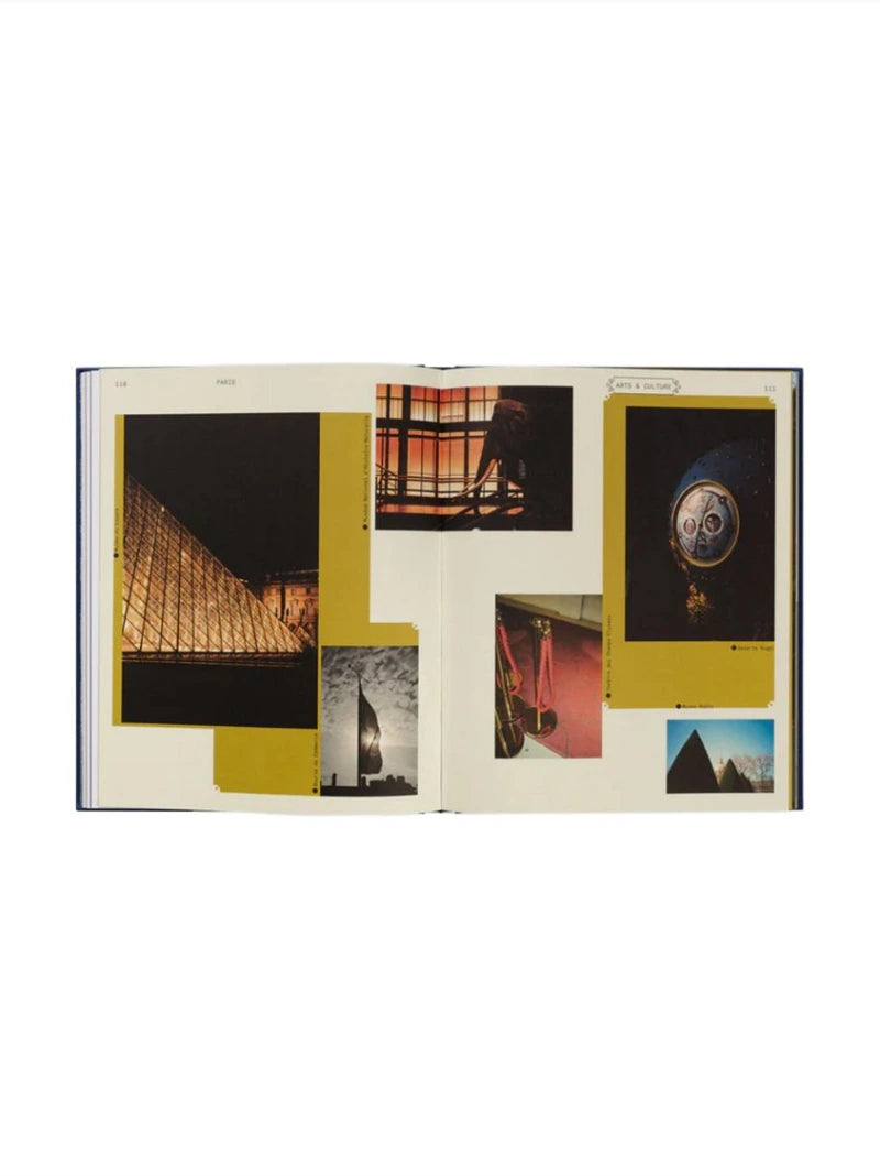 The Parisian Blue Coffee Table Book Stack