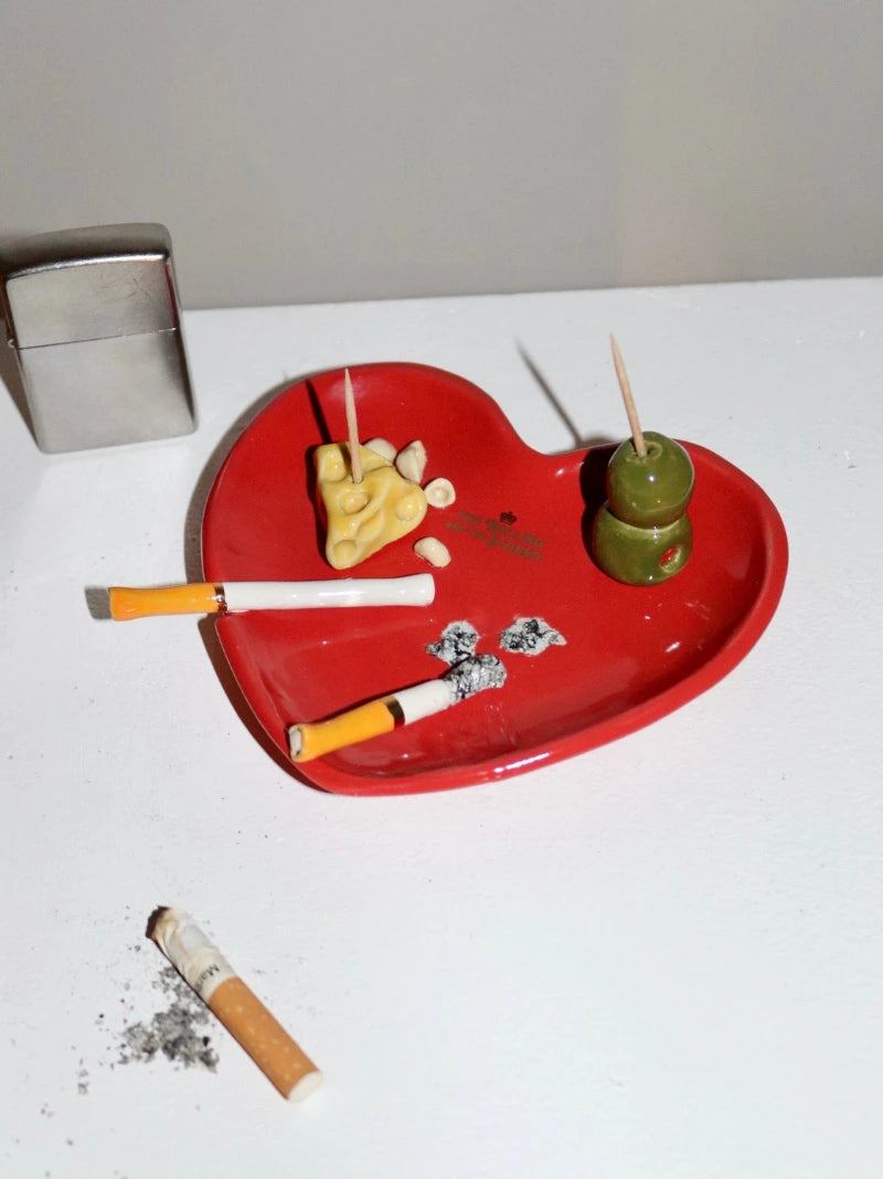 Cheese & Olive Heart Ashtray
