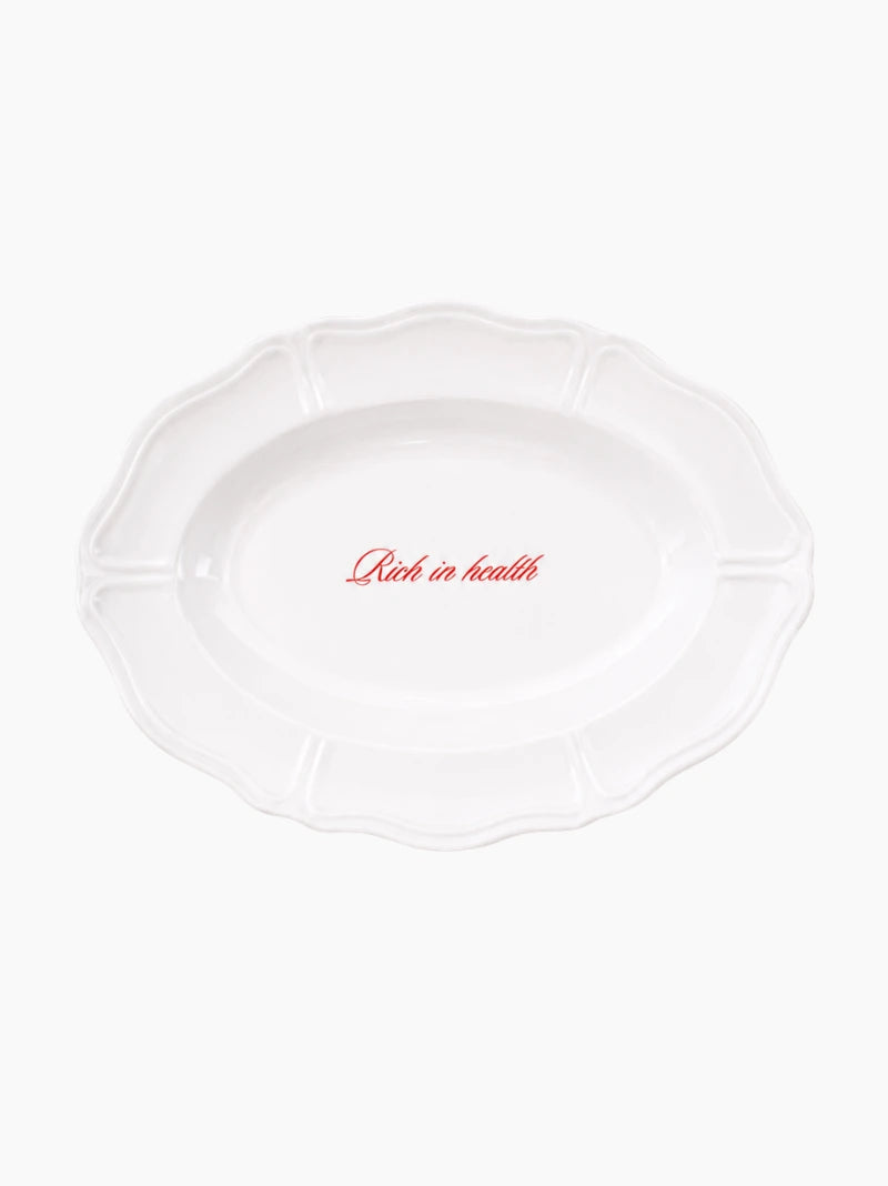 Rich In Health Serving Plate