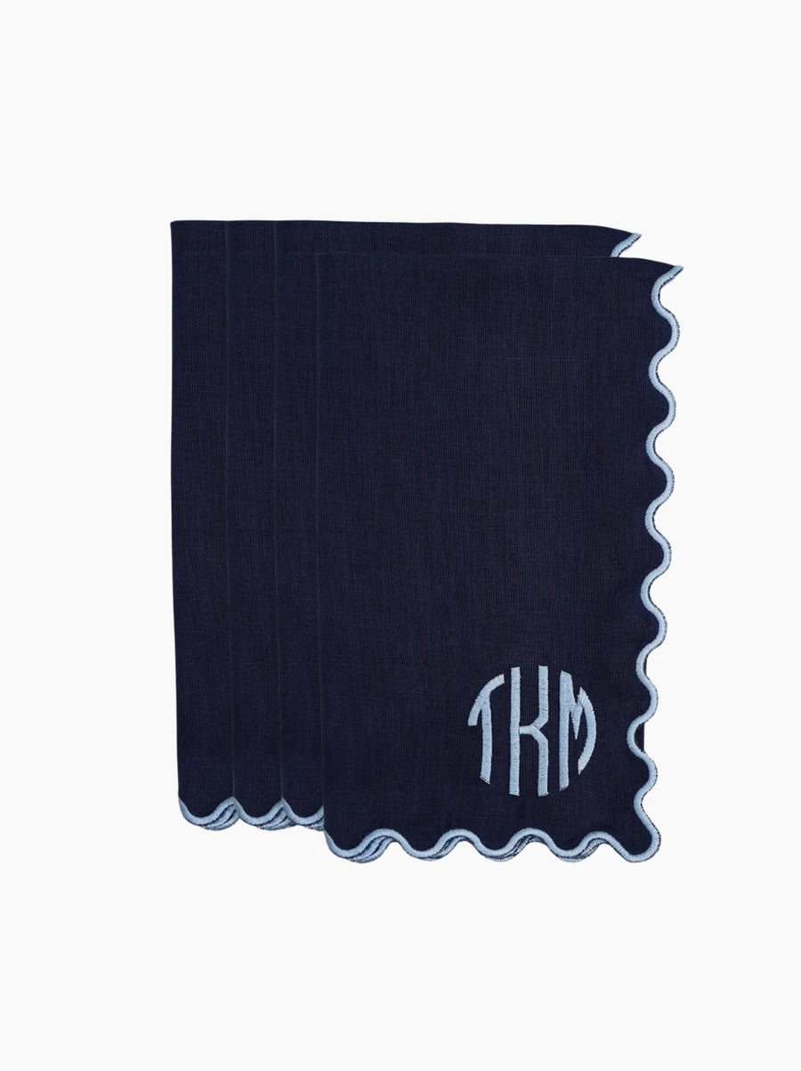 Personalised Dinner Napkins Set