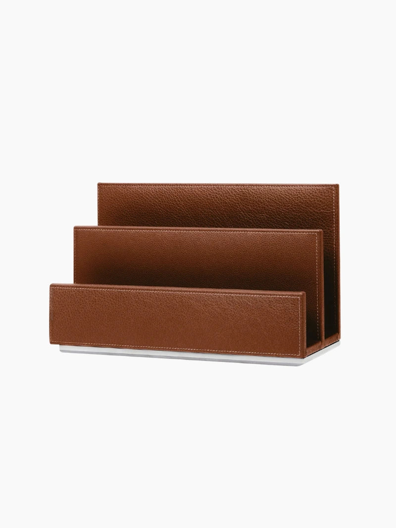 Mayfair Leather Letter Rack