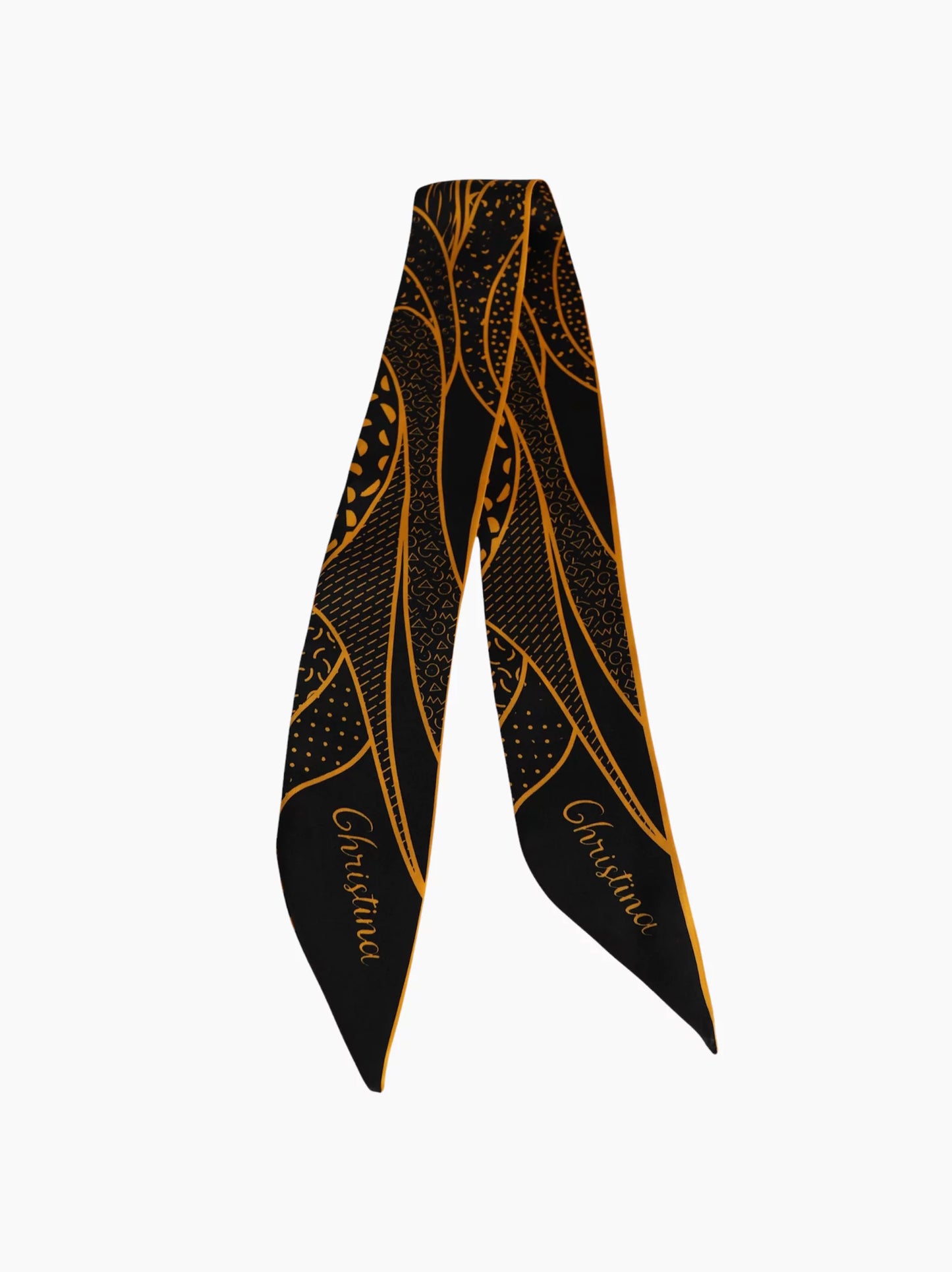 Personalised Silk Ribbon Scarf