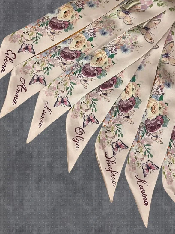 Bespoke Silk Ribbon Scarf