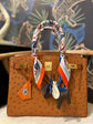 Orange Leather Pet Charm