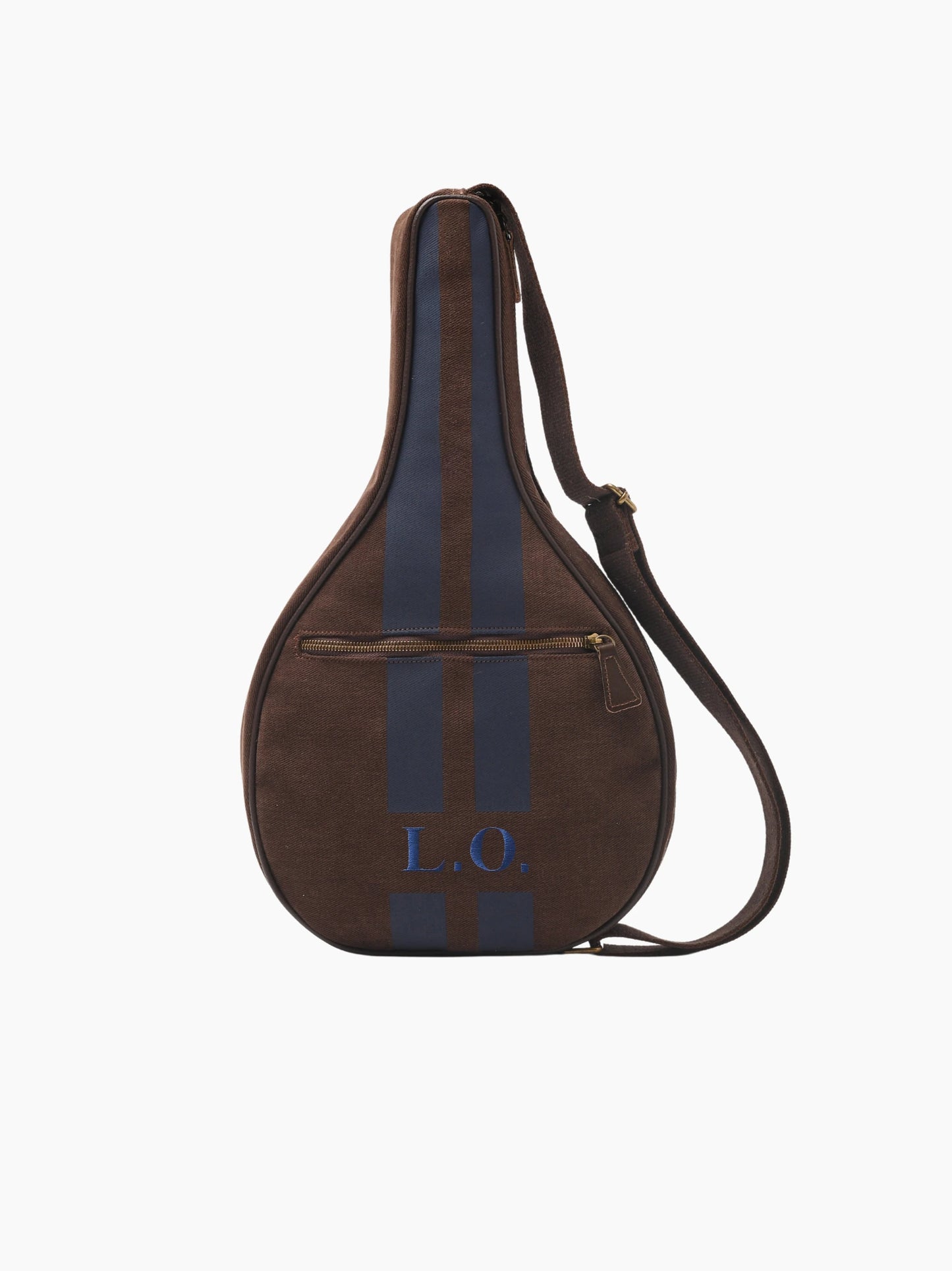 Chocolate Striped Padel Racket Case