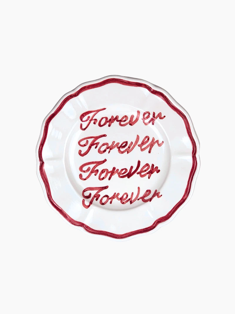 Forever and Ever Plate Set of 2
