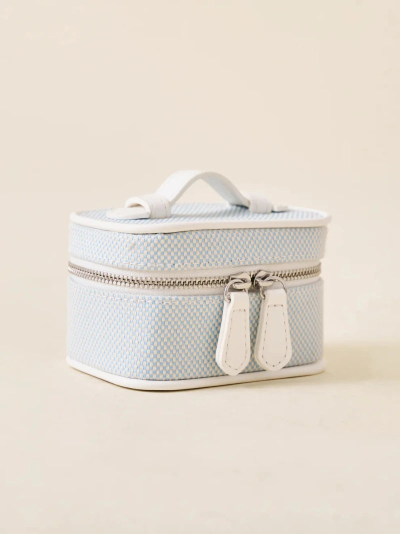 Mini Blue Jewellery Case