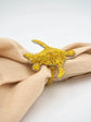 Turtle Yellow Beaded Napkin Ring Set