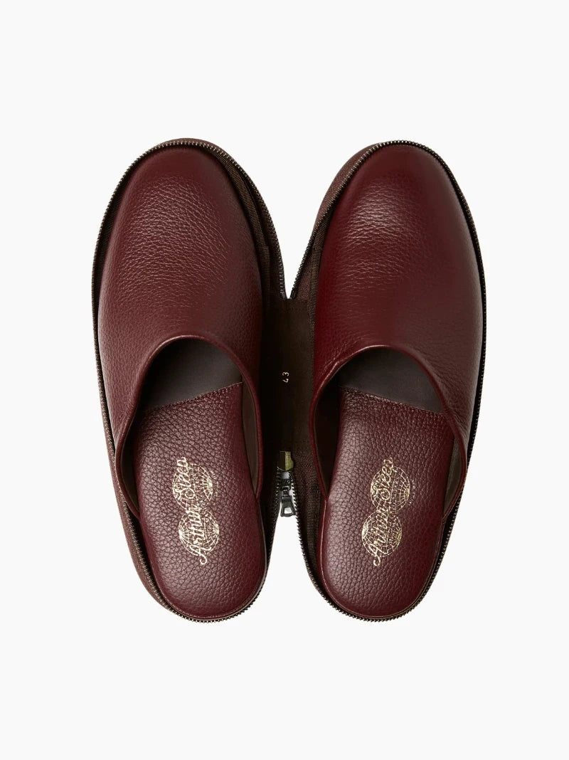 Leather Travel Slippers