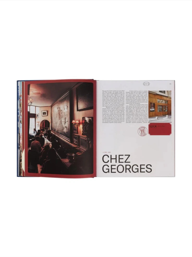 The Parisian Blue Coffee Table Book Stack