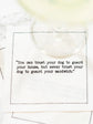 Dog Quotes Paper Organic Cotton Napkins