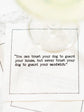 Dog Quotes Paper Organic Cotton Napkins