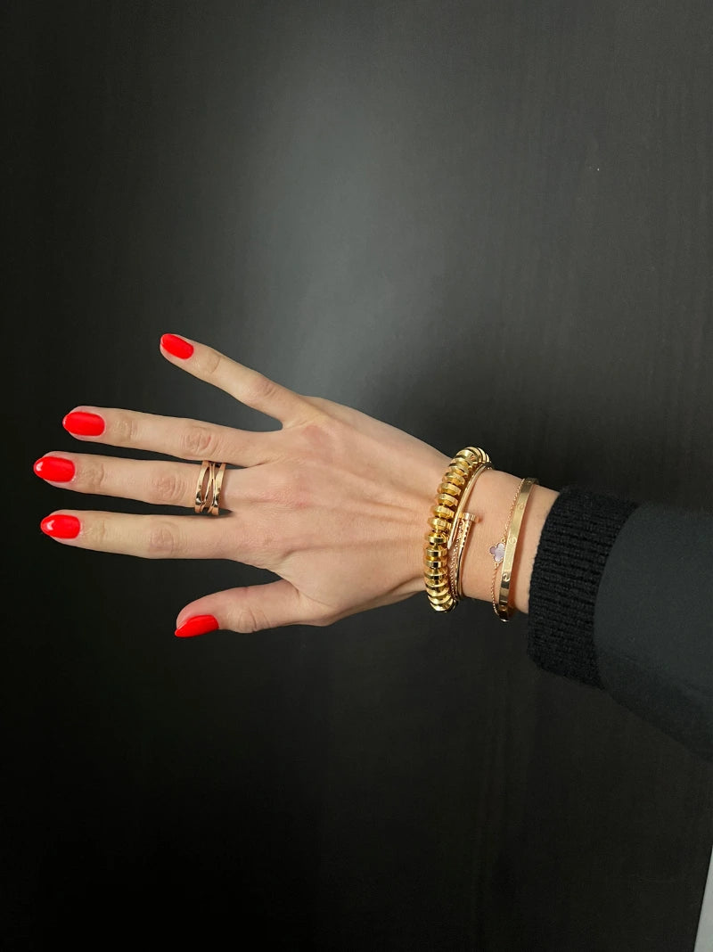 Yellow Gold Beaded Bracelet