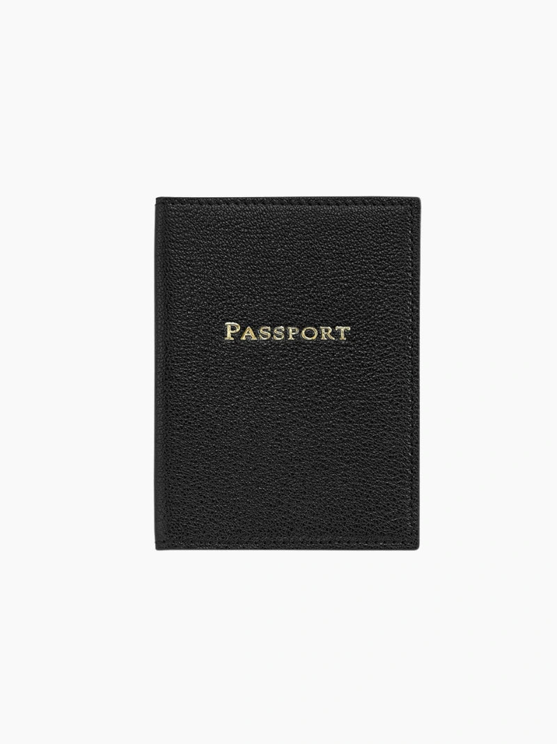 Personalised Travel Leather Passport Holder