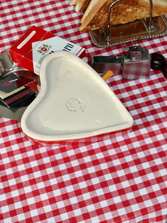 Kisses & Beer Heart Ashtray