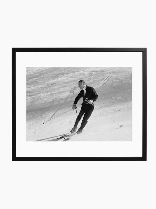 Agnelli Hits The Slopes Art Print