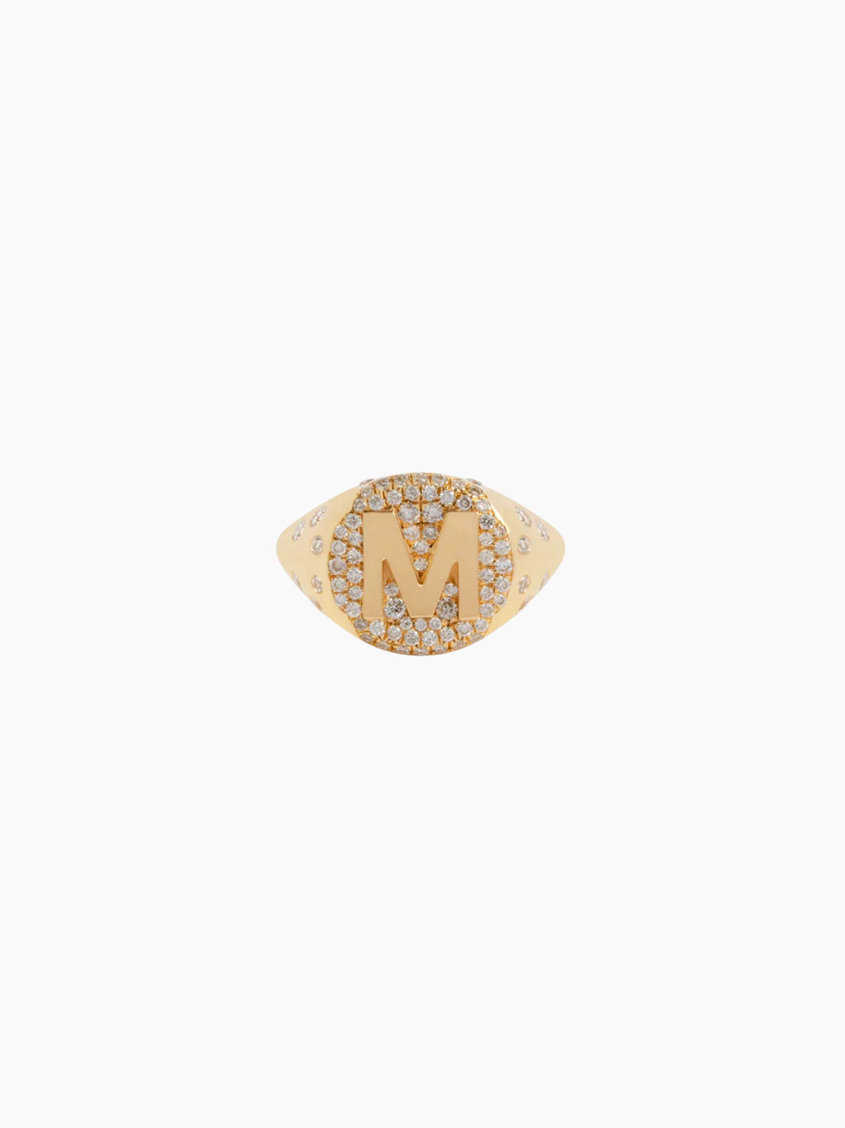 Diamond Letter Ring