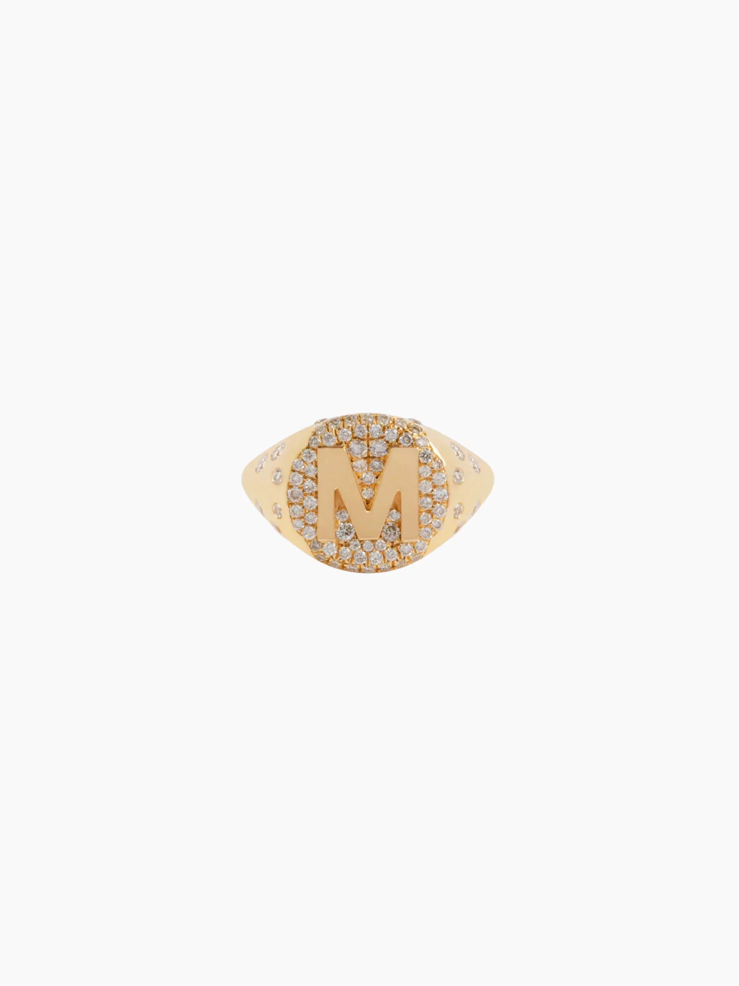 Diamond Letter Ring