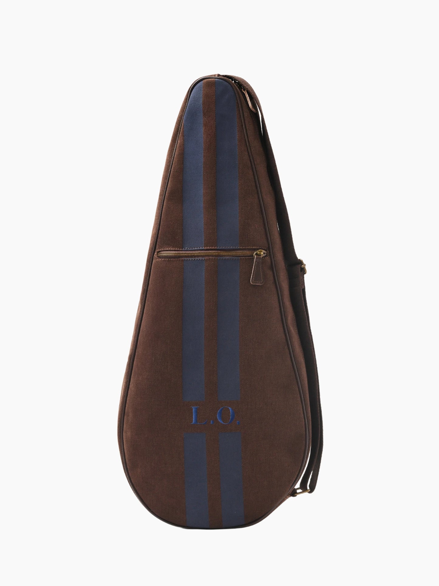 Chocolate Striped Tennis Racket Case