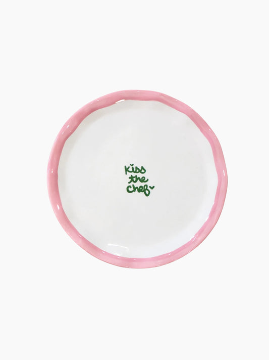 Kiss The Chef Ruffled Dessert Plates