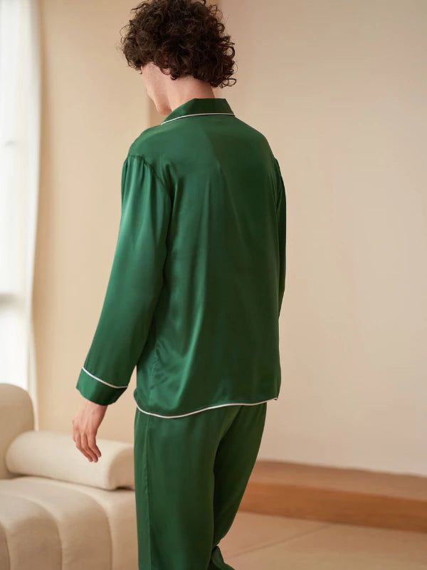 Personalised Men's Silk Pyjamas