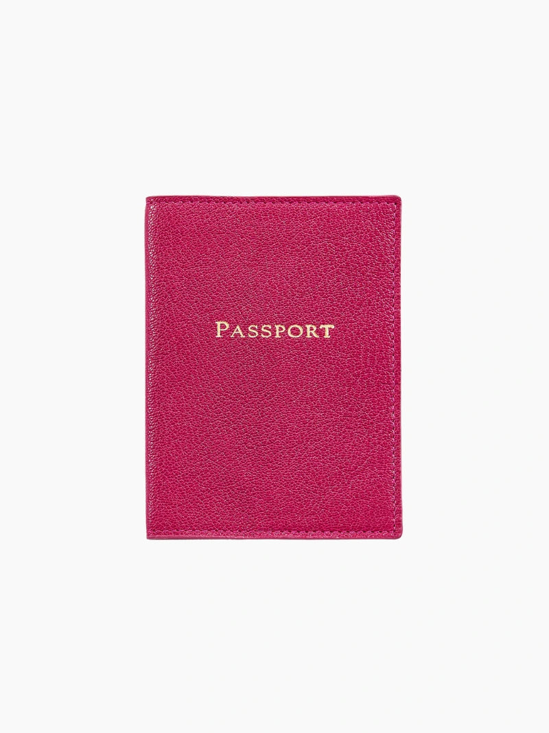 Personalised Leather Passport Holder