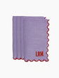 Personalised Dinner Napkins Set