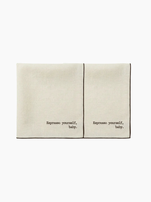 Espresso Martini Napkins Set of 2