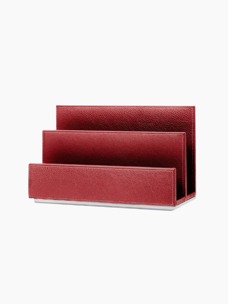 Mayfair Leather Letter Rack